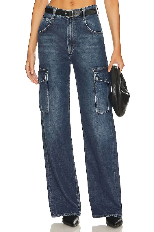 Minka Cargo Jean In Path Elegant Clothing For Women