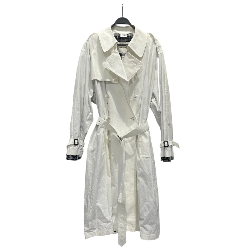 VETEMENTS/MACKINTOSH/Trench Coat/XS/Cotton/WHT/2017 Trench Coat Women's Party Clothes