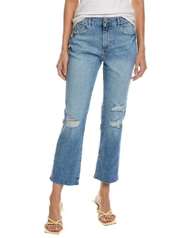 DL1961 Patti Droplet High-Rise Straight Jean Unique Women's Fashion Pieces