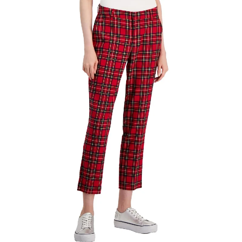 Hampton Trouser Womens Plaid Polyester Trouser Pants Women's Everyday Garments