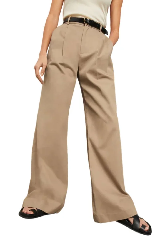 Flavie Pant In Sand Clearance Sale Online