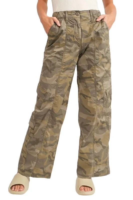 Cargo Pants In Camo Best Boutiques Online