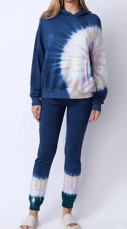 Tie Dye Slouchy Pullover In Inca Women's Everyday Clothes