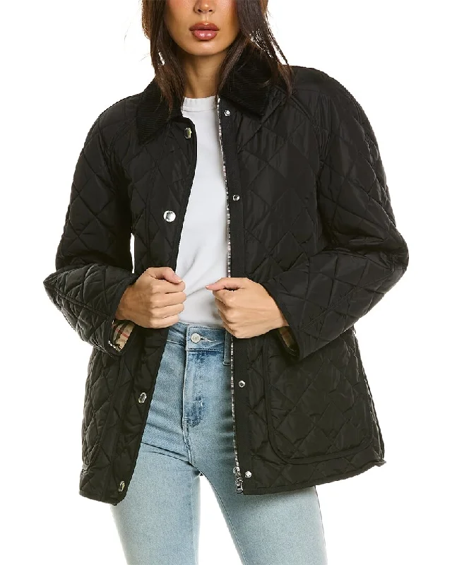 Burberry Quilted Jacket Women's Clothes And Apparel